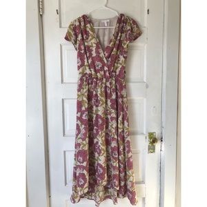 Leith Floral Midi Dress